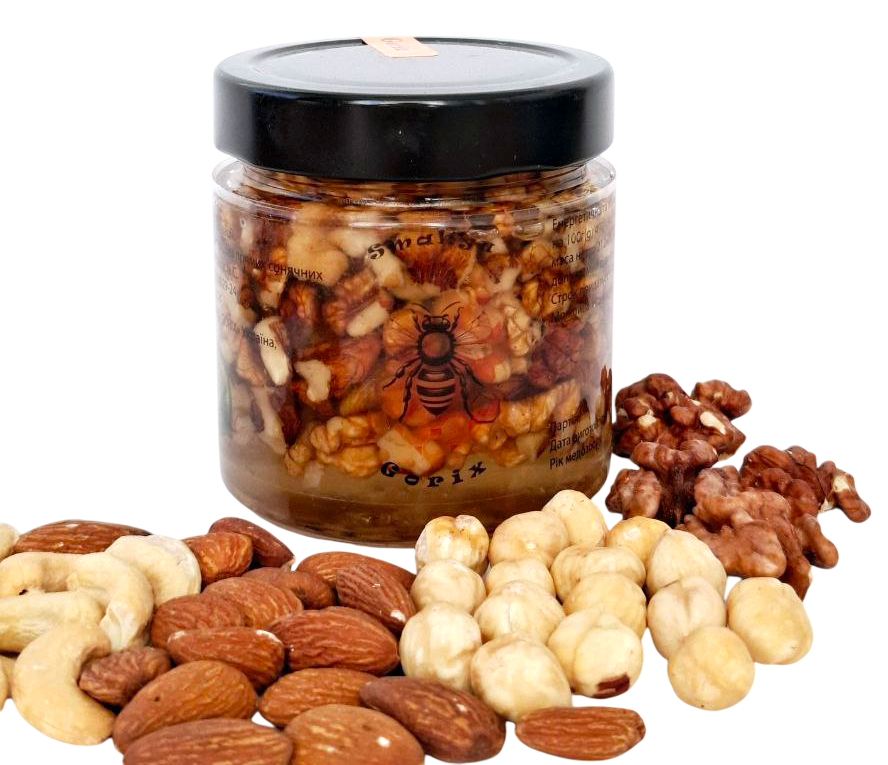 Мед з волоським горіхом