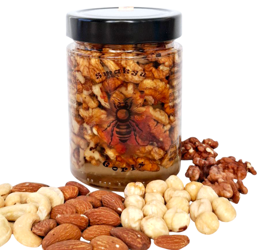 Мед з волоським горіхом